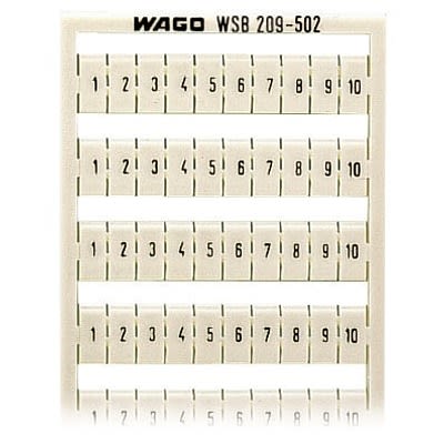 WAGO, 209 Marking Card [209-502-1]; 288-5104