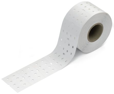 WAGO 211 Thread On Cable Markers, White, Pre-printed "Plain", for Smart Printer, 211-861-1 [211-861-1]; 288-5114