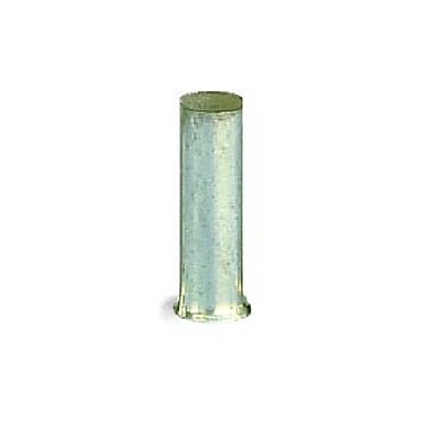 WAGO, 216 Ferrule, 10mm Pin Length, 3.4mm Pin Diameter, Silver [216-106-1]; 288-5119