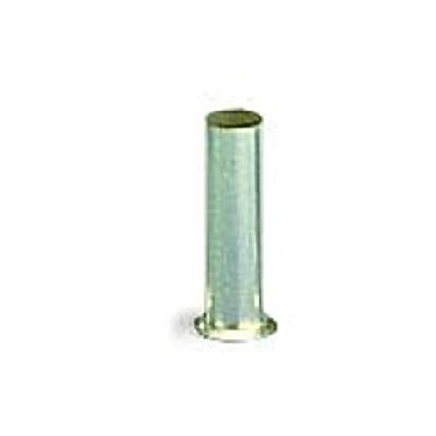 WAGO, 216 Ferrule, 6mm Pin Length, 2.1mm Pin Diameter, Silver [216-121-1]; 288-5122