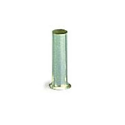 WAGO, 216 Ferrule, 6mm Pin Length, 2.3mm Pin Diameter, Silver [216-122-1]; 288-5123