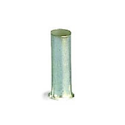 WAGO, 216 Ferrule, 6mm Pin Length, 2.8mm Pin Diameter, Silver [216-124-1]; 288-5124