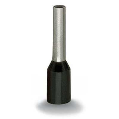 WAGO, 216 Insulated Ferrule, 18mm Pin Length, 4mm Pin Diameter, Silver [216-264-1]; 288-5149