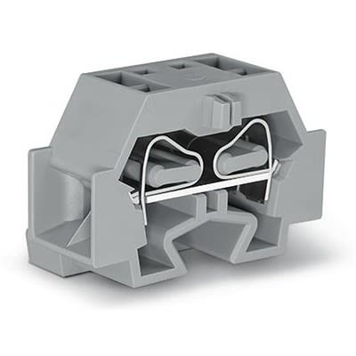 WAGO 262-331-1 262 Series Grey, 4mm², 4-Level, Cage Clamp Termination [262-331-1]; 288-5191