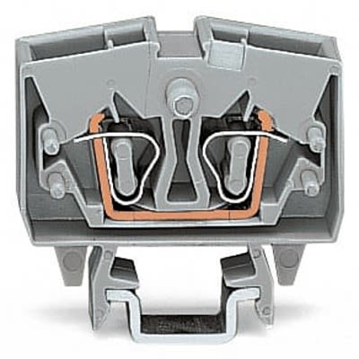 WAGO 264-701-1 264 Series Grey, 2.5mm², 2-Level, Cage Clamp Termination [264-701-1]; 288-5194