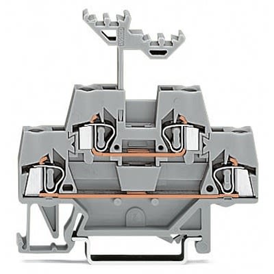 WAGO 280-519-1 280 Series Grey, 2.5mm², Double-Level, Cage Clamp Termination [280-519-1]; 288-5214