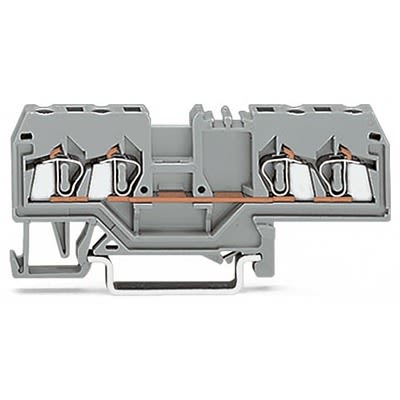 WAGO 280-633-1 280 Series Grey, 2.5mm², 4-Level, Cage Clamp Termination [280-633-1]; 288-5219