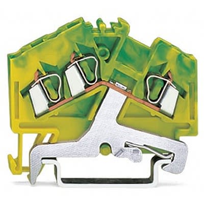 WAGO 280-637-1 280 Series Green/Yellow, 2.5mm², 4-Level, Cage Clamp Termination [280-637-1]; 288-5220