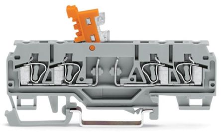 WAGO 280-874-1 280 Series Grey, 2.5mm², 4-Level, Cage Clamp Termination [280-874-1]; 288-5224