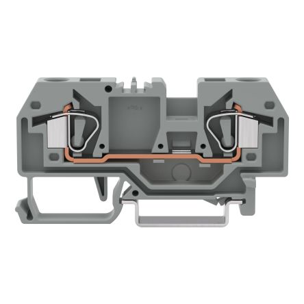 WAGO 282-901-1 282 Series Grey, 6mm², 2-Level, Cage Clamp Termination [282-901-1]; 288-5242