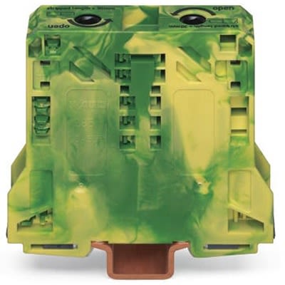 WAGO 285-157-1 281 Series Green/Yellow, 50mm², 2-Level, Cage Clamp Termination [285-157-1]; 288-5250