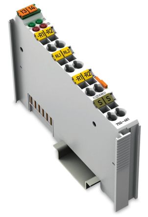 WAGO 750 Series PLC I/O Module for Use with Pt100/RTD Resistance Sensors, 5 V Supply, 2-Input, Analog Input [750-461-1]; 288-5281