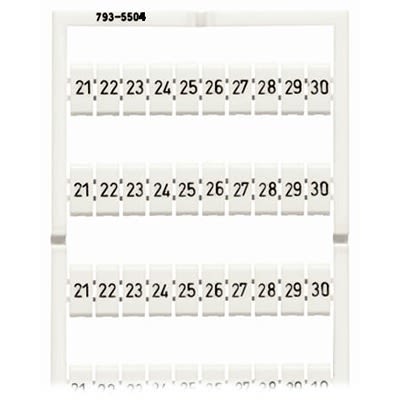WAGO, 793 Marking Card [793-5504-1]; 288-5302