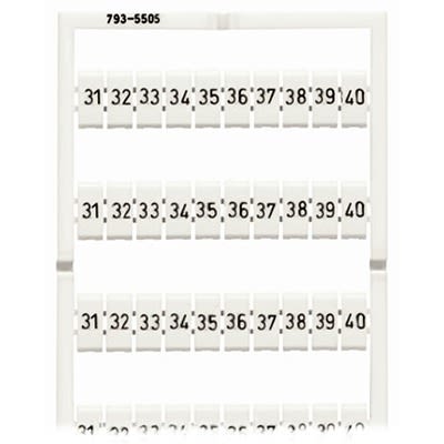 WAGO, 793 Marking Card [793-5505-1]; 288-5303