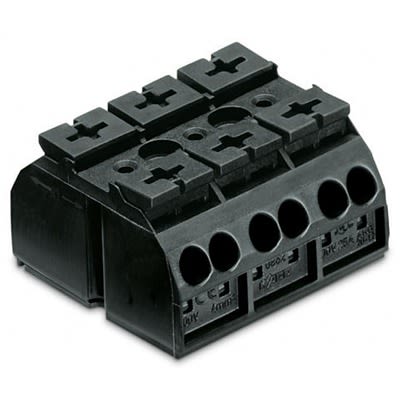 WAGO 862 Series Connector, 4-Way, 32A, 20 → 12 AWG Wire, Push In Termination [862-593-1]; 288-5310