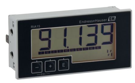 Endress+Hauser RIA15 LCD Process Indicator for Current, 4 → 20 mA, 45mm x 92mm [RIA15-GRA1]; 288-5916