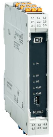 Endress+Hauser 2 Channel Galvanic Barrier, Isolating Amplifier, NAMUR Sensor, Switch Input, Relay Output, SIL 2, Zone 2 [RLN42-AA2A]; 288-5989