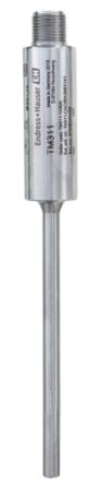 Endress+Hauser PT100 Temperature Sensor, 3mm Dia, 35mm Long, 4 Wire, G 1/2, G 1/4, M20, NPT 1/2, Class A +200°C Max [TM311-AAA2BB3BBB5B1]; 288-6061