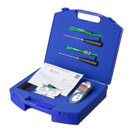 Comark C48C Thermocouple Digital Thermometer for Food Industry, Industrial Use, K Probe, +1372°C Max, ±0.2 °C Accuracy [C48LKit]; 288-6341