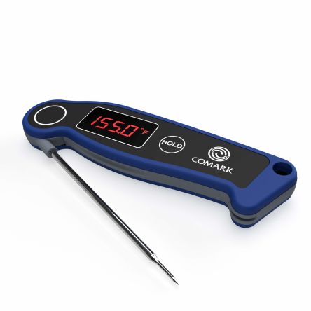 Comark P19W Thermocouple Digital Thermometer for Food Industry Use, K Probe, 1 Input(s), +300°C Max, ±0.9 °F Accuracy [P19W]; 288-6357
