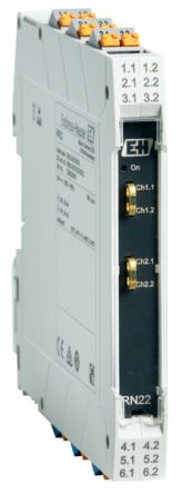 Endress+Hauser 1 Channel Galvanic Barrier, Galvanic Barrier/Isolator, Current Input, 0/4 to 20 mA Output, SIL 2, Zone 2 [RN22-AA1B]; 288-6556