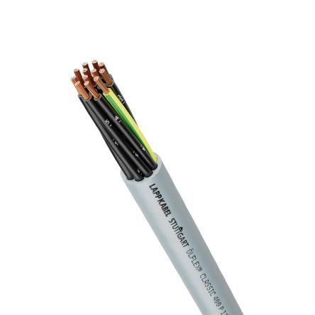 Lapp OLFLEX CLASSIC 400 Control Cable, 2 Cores, 1 mm², Unscreened, Silver Grey Polyurethane PUR Sheath, 17 [1312902]; 288-6607