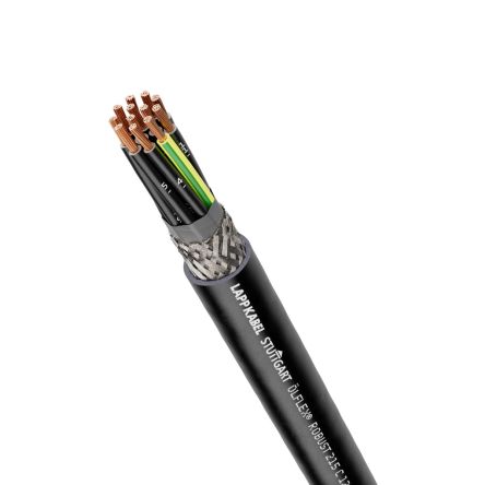 Lapp OLFLEX ROBUST 215 C Control Cable, 4 Cores, 0.5 mm², Screened, Black Thermoplastic Elastomers TPE Sheath, 20 [22703]; 288-6619
