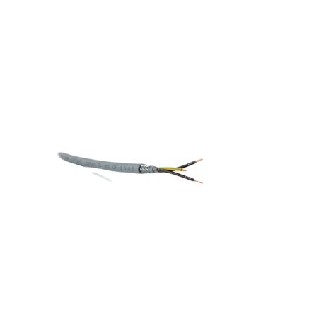 Lapp OLFLEX FD 855 CP Control Cable, 2 Cores, 1.5 mm², Screened, Grey Polyurethane PUR Sheath, 16 [27649]; 288-6639