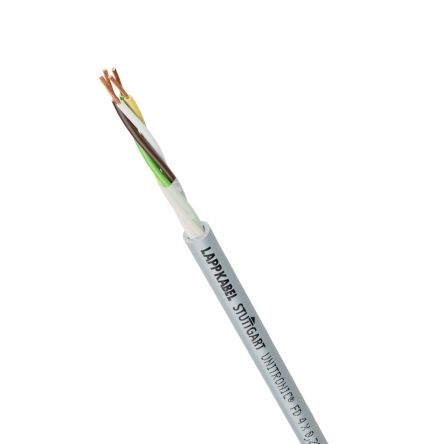 Lapp UNITRONIC FD Control Cable, 7 Cores, 0.14 mm², Unscreened, Grey PVC Sheath, 26 [27844]; 288-6643
