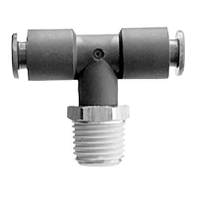 SMC KR Series One-touch Fitting, Push In 8 mm to R 1/4, Threaded-to-Tube Connection Style, KRT08-02S [KRT08-02S]; 288-6968