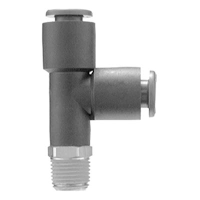 SMC KR Series One-touch Fitting, Push In 10 mm to R 1/4, Threaded-to-Tube Connection Style, KRY10-02S [KRY10-02S]; 288-6970