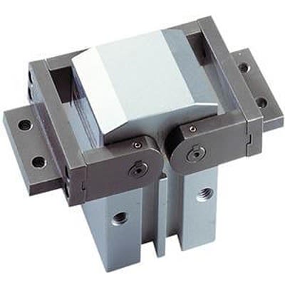 SMC 2 Finger Double Action Pneumatic Gripper, Parallel Gripping Type [MHW2-40D]; 288-6974