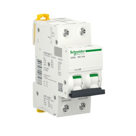 Schneider Electric Acti9 A9F MCB, 2P, 16A, Type AC, 440V AC, 20 kA Breaking Capacity [A9F90216]; 288-7078