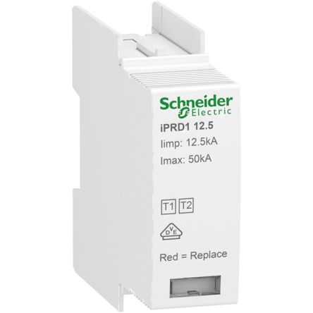 Schneider Electric Surge Arrester, 20kA, 350V ac, Plug In Mount [A9L16082]; 288-7104