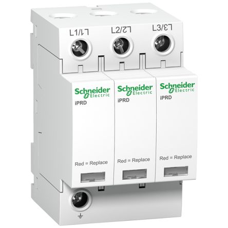 Schneider Electric Surge Arrester, 40kA, 350V ac, Clip-On Mount [A9L40301]; 288-7108