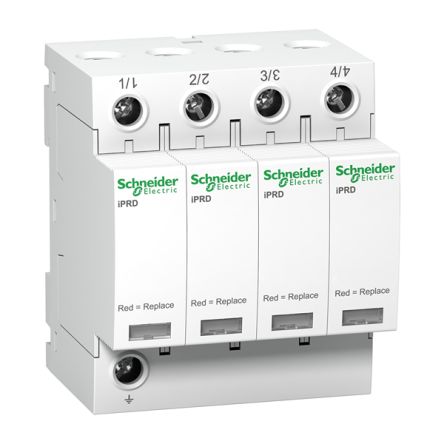 Schneider Electric Surge Arrester, 40kA, 460V ac, Clip-On Mount [A9L40421]; 288-7110