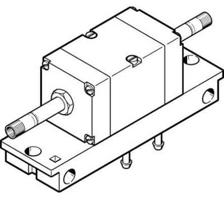 Festo 5/2 Double Solenoid Pneumatic Solenoid Valve - Electrical JMFH Series, 4447 [JMFH-5-PK-3]; 288-7755