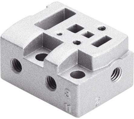 Festo MHA1 series Metric M3 Manifold for use with Valves, 197185 [MHA1-AS-3-M3-PI]; 288-7784