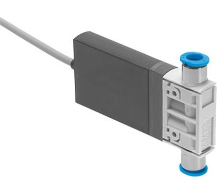 Festo Monostable Pneumatic Solenoid Valve - Electrical One-Touch Fitting 4 mm MHJ10 Series 24V dc [MHJ10-S-0,35-QS-4-MF]; 288-7834