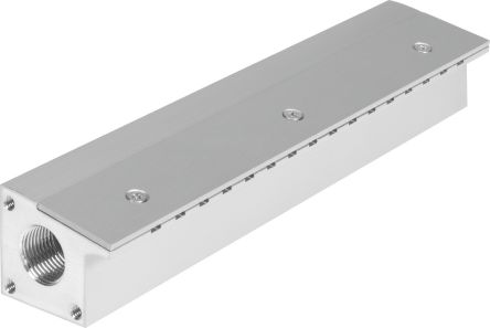 Festo MHJ9 series 16 station G 3/8 Manifold for use with Valves, 553123 [MHJ9-PN16]; 288-7852