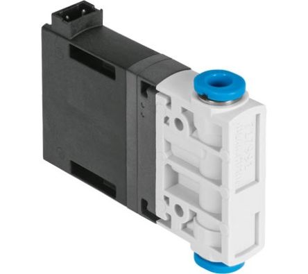 Festo Monostable Pneumatic Solenoid Valve - Electrical One-Touch Fitting 6 mm MHJ9 Series 24V dc [MHJ9-QS-6-HF/LP]; 288-7856