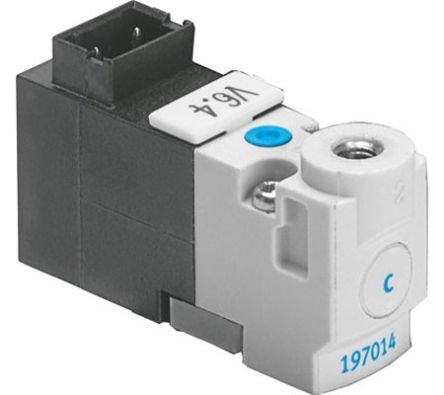 Festo Monostable Pneumatic Solenoid Valve - Electrical Metric M3 MHP1 Series 12V dc [MHP1-M5H-3/2O-M3-TC]; 288-7882