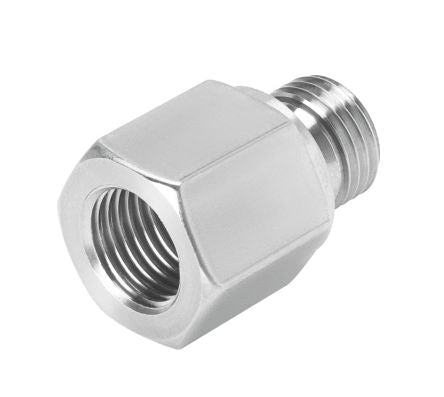 Festo NPFV Series Straight Threaded Adaptor, G 1/4 to NPT 1/4, Threaded Connection Style, 563397 [NPFV-AF-G14-N14-MF]; 288-7934