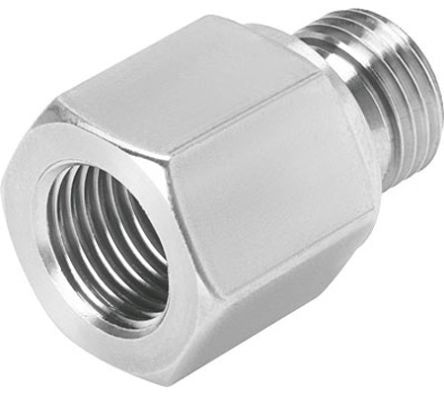 Festo NPFV Series Straight Threaded Adaptor, NPT 1/4 to NPT 1/4, Threaded Connection Style, 4727333 [NPFV-AF-N14-N14-MF]; 288-7935