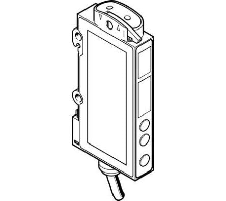 Festo Fibre Optic Sensor, NPN Output, IP64, 10 - 30 V [SOE4-FO-D-HF2-1NU-K]; 288-8008