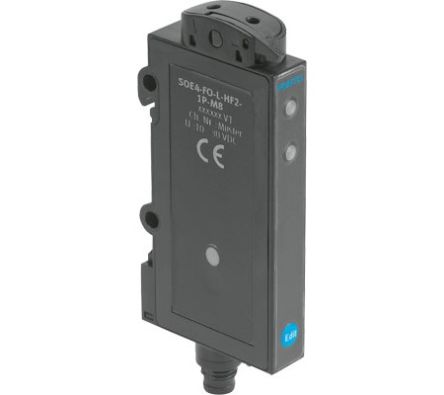 Festo Fibre Optic Sensor, PNP Output, IP64, 10 - 30 V [SOE4-FO-L-HF2-1P-M8]; 288-8015