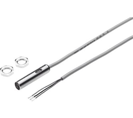 Festo Retroreflective Photoelectric Sensor, Cylindrical Sensor, 1500 mm Detection Range [SOEG-RSP-M12-NS-K-2L]; 288-8025