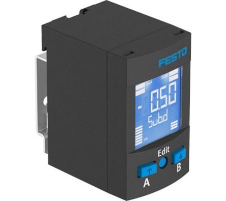Festo Pressure Sensor, 20 - 30V dc, IP65, IP67 -1 bar [SPAU-V1R-W-Q4D-L-PNLK-PNVBA-M12D]; 288-8154