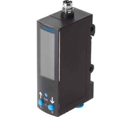 Festo Pressure Sensor, 15 - 30V dc, IP65 2 bar [SDE3-D2Z-B-HQ4-2P-M8]; 288-8210