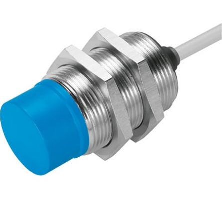 Festo Inductive Threaded Barrel Proximity Sensor, M30, 12.15 mm Detection, 20 →320 V [SIED-M30NB-ZS-K-L]; 288-8299